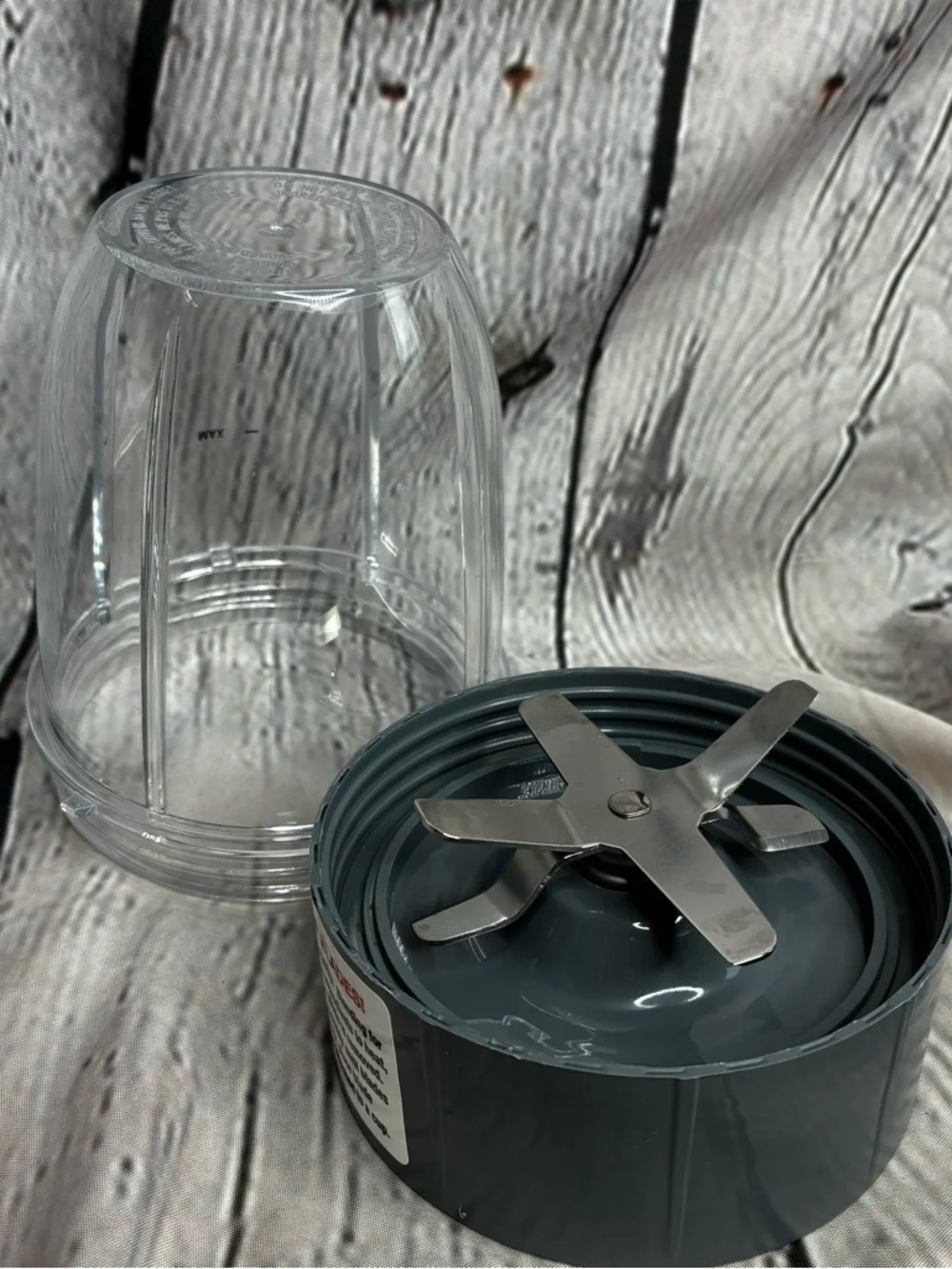 NutriBullet‎ Personal Blender Gray Replacement Cups Blades Set of 2 Kitchen Tool